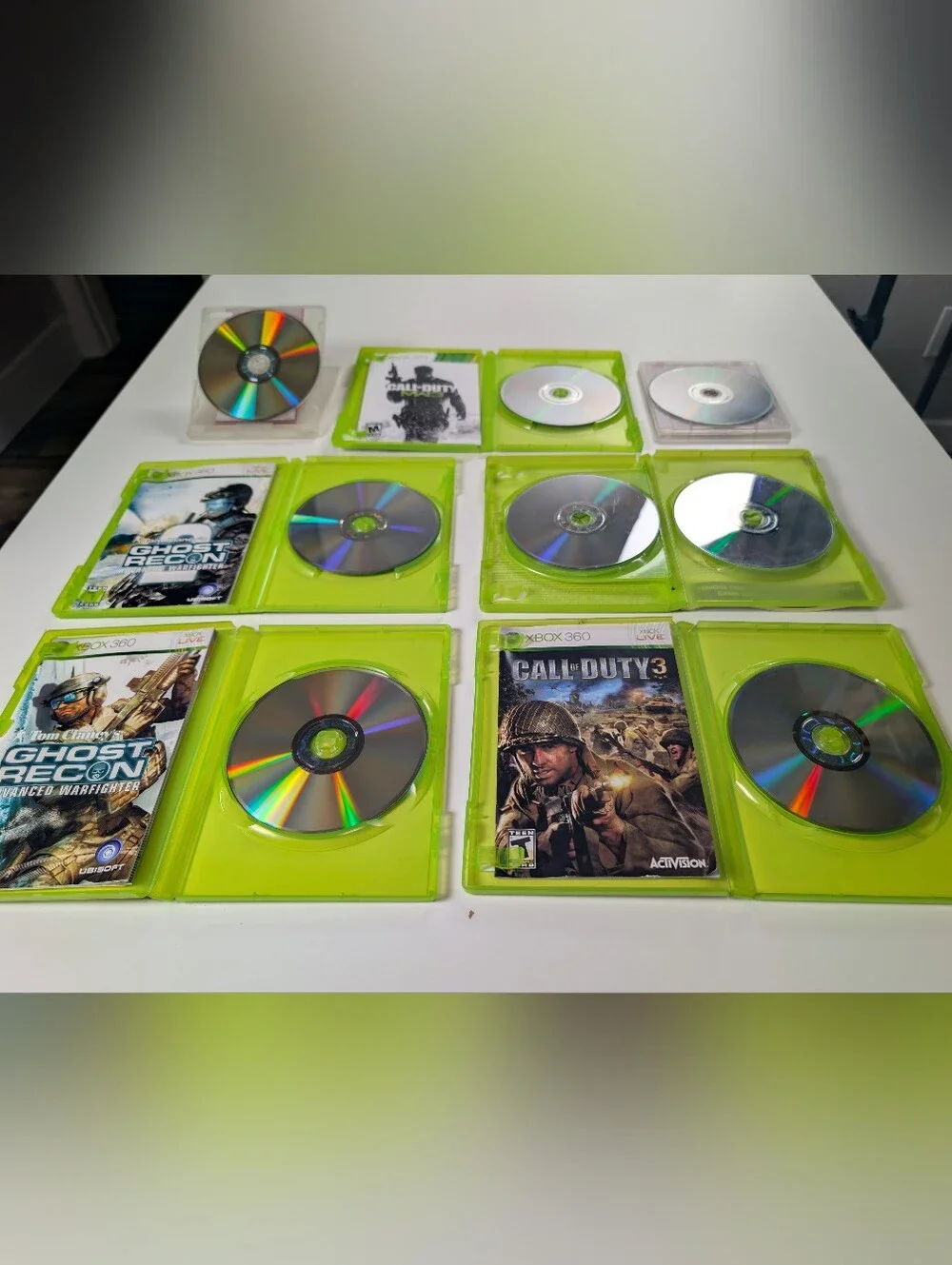 Xbox 360 FPS 7 Game Bundle Call of Duty MW3 Ghosts & Ghost Recon